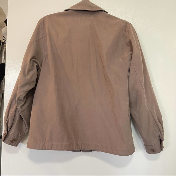 London Fog Mauve Jacket Size Medium Petite - Picture 5 of 5